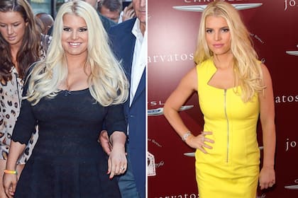 Antes y después. Jessica, con su nuevo cuerpo.