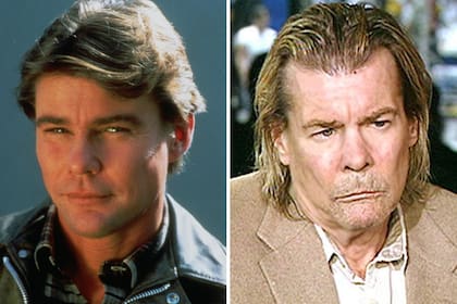 Antes y después. Tras el éxito televisivo, el actor vivió una vida de excesos