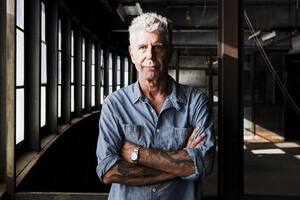 Anthony Bourdain, en Nueva York. El chef, autor del best seller "Kitchen Confidetial", murió en 2018, a los 61 años.