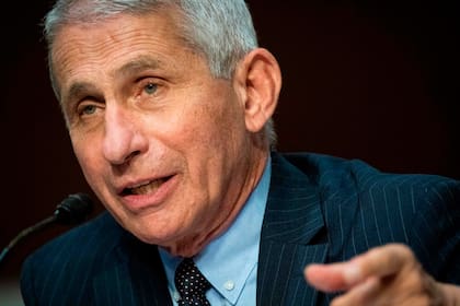 Anthony Fauci, director del Instituto Nacional de Alergias y Enfermedades Infecciosas, habla durante un Comité Senatorial de Salud, Educación, Trabajo y Pensiones.