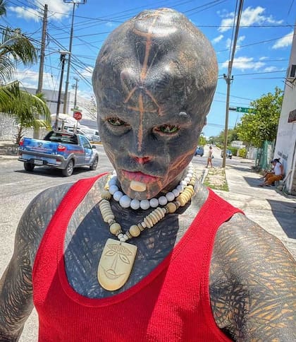 Anthony Loffredo, quiso convertirse en un alien y se operó