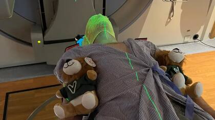 Anthony se sometió a una tomografía computarizada y a una resonancia magnética antes de que se confirmara su cáncer.