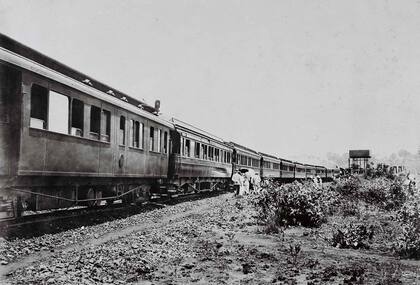 Antigua toma del tren. Dejó de funcionar en 1973.