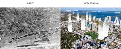 Antiguamente, la zona era un depósito de trenes