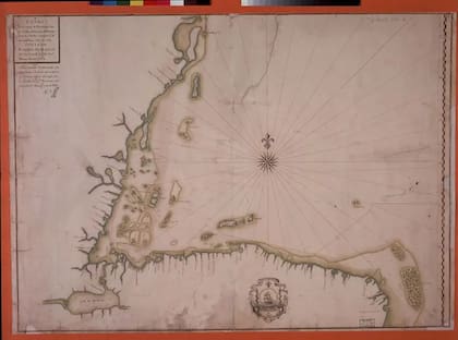 Antiguos mapas dan cuenta de las islas e islotes del golfo, pero no son detallados.