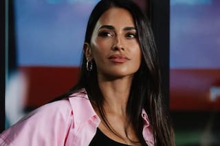 Anto Roccuzzo fue a ver jugar a Messi y se robó todas las miradas con un look deportivo y chic