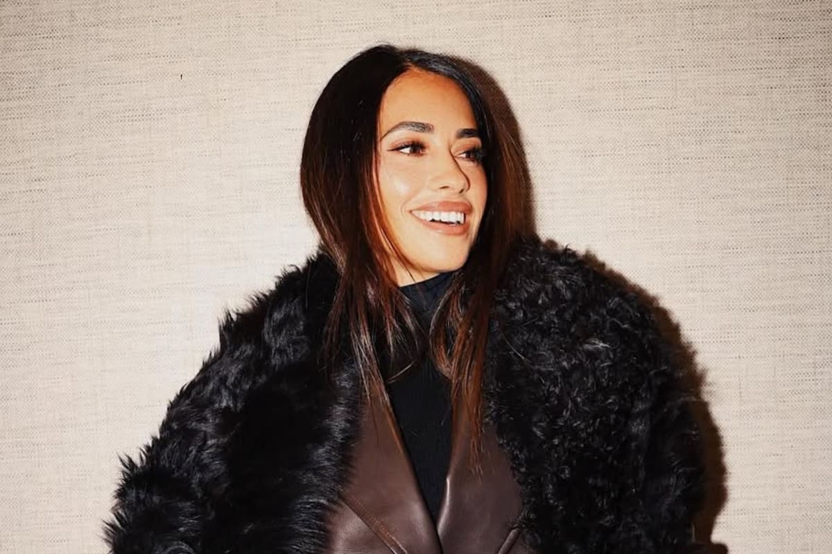 Couro, pele e elegância. Anto Roccuzzo fica deslumbrante no meio do inverno em Nova York