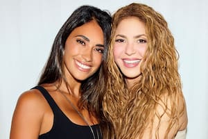 Anto Roccuzzo con Shakira tras el show en Miami