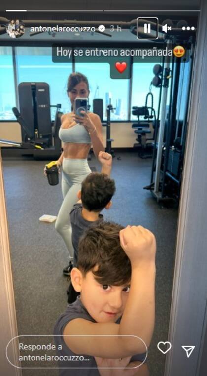 Anto Roccuzzo entrenó junto a su hijo Ciro en Qatar