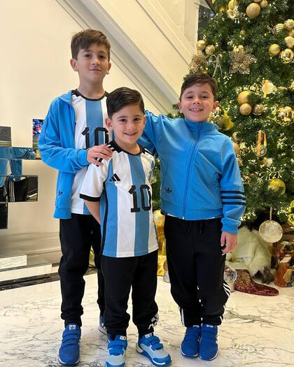 Anto Roccuzzo mostró cómo se preparan sus hijos para viajar a Qatar