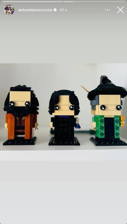 Anto Roccuzzo mostró el espacio dedicado a Harry Potter que tiene en su casa (Foto: Instagram @antonelaroccuzzo)