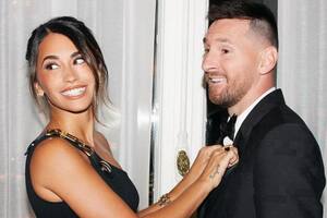 Anto Roccuzzo y Leo Messi se reencontraron en Miami y asistieron juntos a una entrega de premios (Foto: Instagram @antonelaroccuzzo)