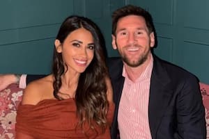 Messi y Anto Roccuzzo deslumbraron con un look combinado en Miami