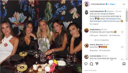 Anto Roccuzzo y Victoria Beckham compartieron una salida de chicas (Foto: Instagram @victoriabeckham)