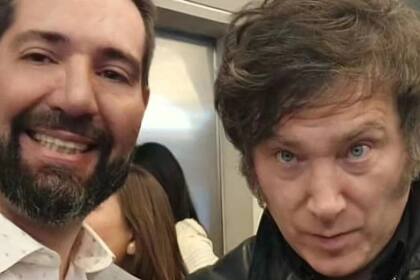Antolín junto a Javier Milei