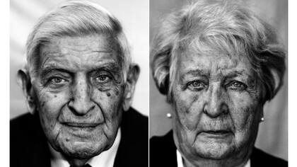 Anton Vatrusa, esloveno, apodado Urban (izq.) y Cecile Rol-Tanguy, francesa