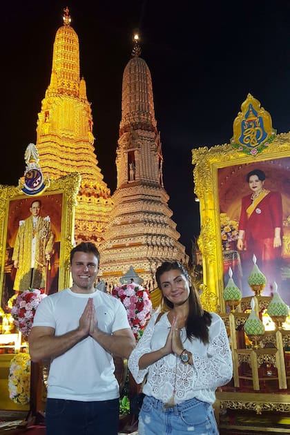 Antonela Brianese y Matías del Zotto ya dieron dos vueltas al mundo