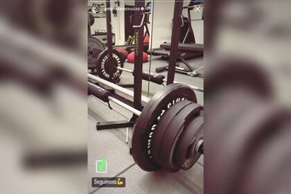 Antonela compartió imágenes de su sesión de entrenamiento antes de viajar al Mundial (Foto: Instagram @antonelaroccuzzo)
