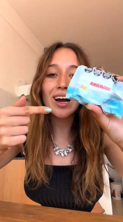Antonela imitó el alfajor especial de Havanna y le salió muy parecido