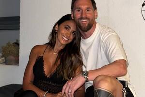 Antonela Roccuzzo fue sorprendida en el Día de los enamorados (Foto: Instagram/@leomessi)