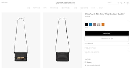 Antonela Roccuzzo lució un bolso de la marca de Victoria Beckham