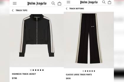 Antonela Roccuzzo lució un look deportivo en Disney (Foto Palm Angels)