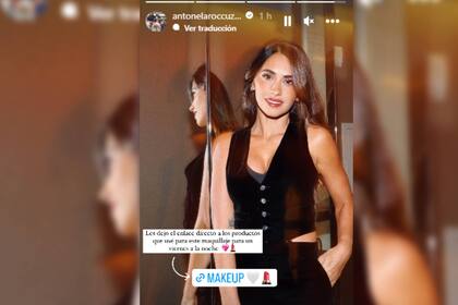 Antonela Roccuzzo lución un make up natural(Foto Instagram @antonelaroccuzzo)