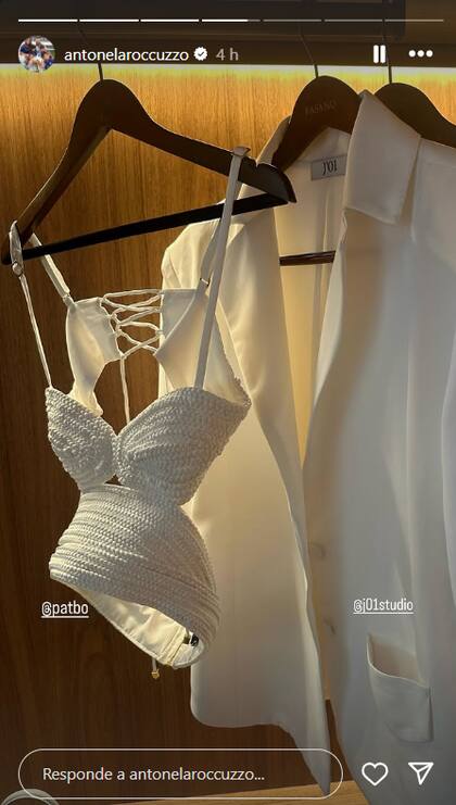 Antonela Roccuzzo mostró el detrás de escena de su presentación en Brasil (Foto: instagram @antonelaroccuzzo)