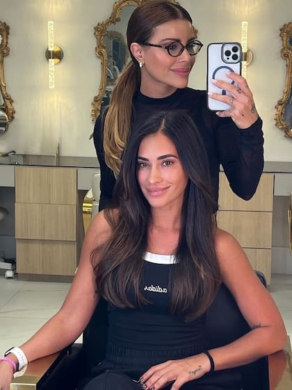 Antonela Roccuzzo se animó a realizarse un cambio de look en uno de los centros más exclusivos de Miami