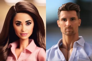 Así se verían las estrellas argentinas en versión Barbie, según la Inteligencia Artificial