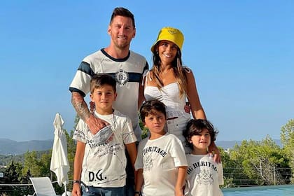 Antonela Roccuzzo y Lionel Messi son padres de Thiago, Mateo y Ciro
