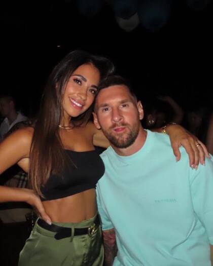 Antonela subió una postal de la noche en Miami donde Leo Messi no salió del todo favorecido