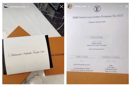 Antonela y Wanda recibieron la misma invitación