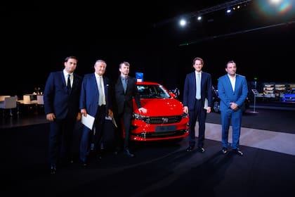 Antonia Filosa en los festejos por los 100 años de Fiat en la Argentina en 2019