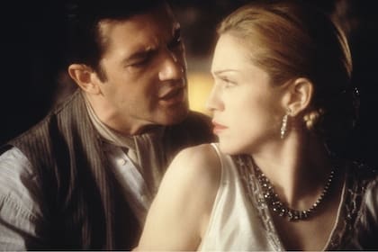Antonio Banderas, como el Che Guevara, y Madonna, como Evita
