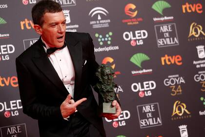Antonio Banderas, en los premios Goya 2020