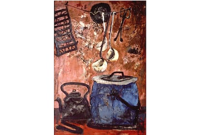 La olla Azul, Antonio Berni, 1959