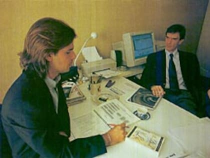 Antonio de la Rúa y Darío Lopérfido