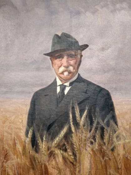 Antonio Devoto retratado por el pintor Luis Boni.