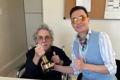 Antonio Gasalla junto a Marcelo Polino