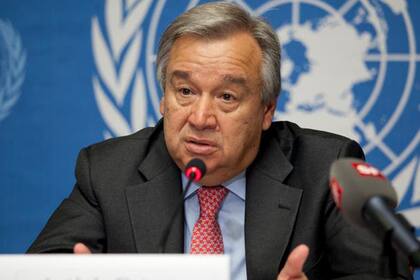 António Guterres, secretario general de la ONU