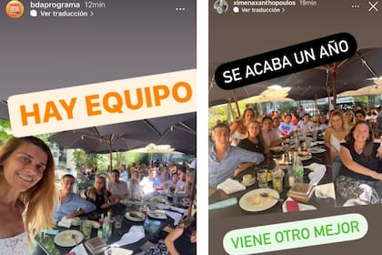 Antonio Laje almorzó junto a parte de su equipo y confirmó su continuidad al frente de "Buenos días América"