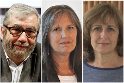 Antonio Muñoz Molina, Claudia Piñeiro y Mercedes Estramil, integrantes del jurado del primer Concurso Internacional de Cuentos Mario Benedetti