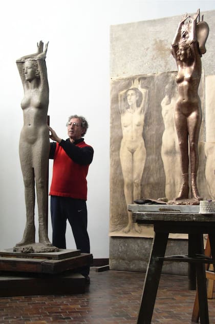 Antonio Pujía, maestro de la escultura argentina, fallecido en 2018