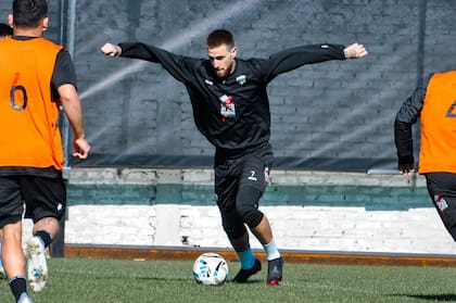 Antony Alonso, en uno de los entrenamientos del Malevo