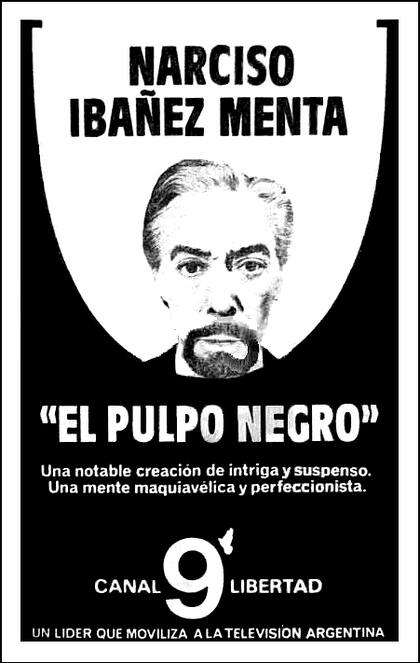 Anuncio de El pulpo negro.