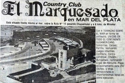 Anuncio de venta de El Marquesado en 1977