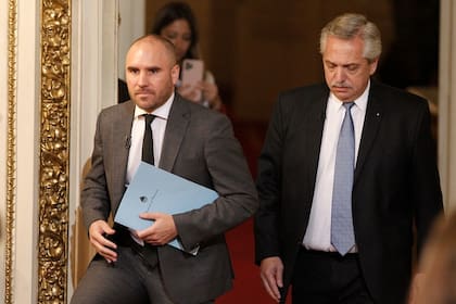 Anuncios del Ministro de Economía, Martín Guzmán y el Presidente de La Nación, Alberto Fernández