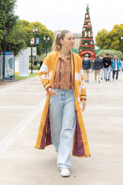 Anushka Elliot presentó sus diseños en Palermo.