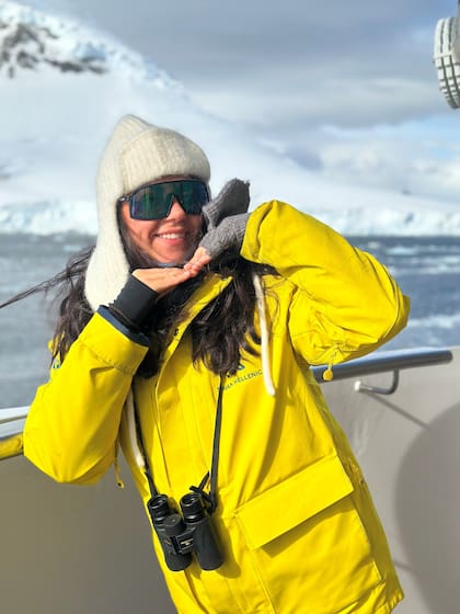 Anya recuerda su emocin cuando identific por primera vez una jorobada nueva para la base de datos. Decidi nombrarla Babushka Nina en honor a su abuela"